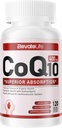 CoQ10- 400mg- Softgel med PQQ, BioPerine & Omega-3, Coenzym Q10 (Ubiquinon) Supplement for High- Absorption, Powerful- Antioxidant, Support Heart & Energi- Production, 120 Servere