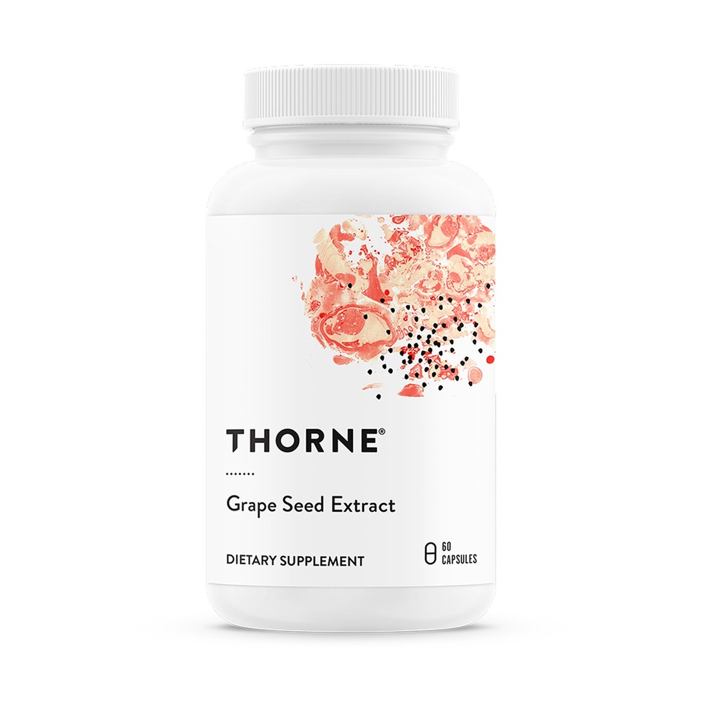 THORNE - Grape Seed Extract (Tidligere O.P.C.-100) - Grape Seed Phytosome for Antioxidant Support * - 60 kapsler