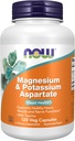 Now Foods Supplements, Magnesium & Kalium Aspartat med Taurine, Heart Health *, 120 Veg Kapsler