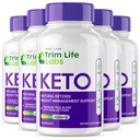 rize laboratorier - - Trim Life Labs Keto kapsler - Vægttab piller - Support maksimal styrke Formel, Keto + ACV supplement (300 kapsler)