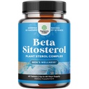 Natures Craft Plant Steroler Kompleks med Beta Sitosterol - 500 mg Beta - Sitosterol Steroler og Stanoler Supplement for Prostata Support - Prostata Health Supplement for mænd - 60 tabletter