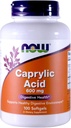 Now Foods Caprylic Acid 600mg, 100 Softgels - (Pack of 2)