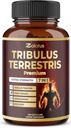 Tribulus Terrestris Supplement for mænd og kvinder, 5-måned levering med Ashwagandha, Panax Ginseng, Saw Palmetto, Maca, Shilajit, 150 Greve
