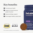 PetLab Co. - Gut & Ear Health Bundle: Probiotika til hunde, Support Gut Health & Seasonal Allergier, & Ear Cleaner til hunde, Support Gær & Sunde Ear Canals - Let at bruge Formulaer
