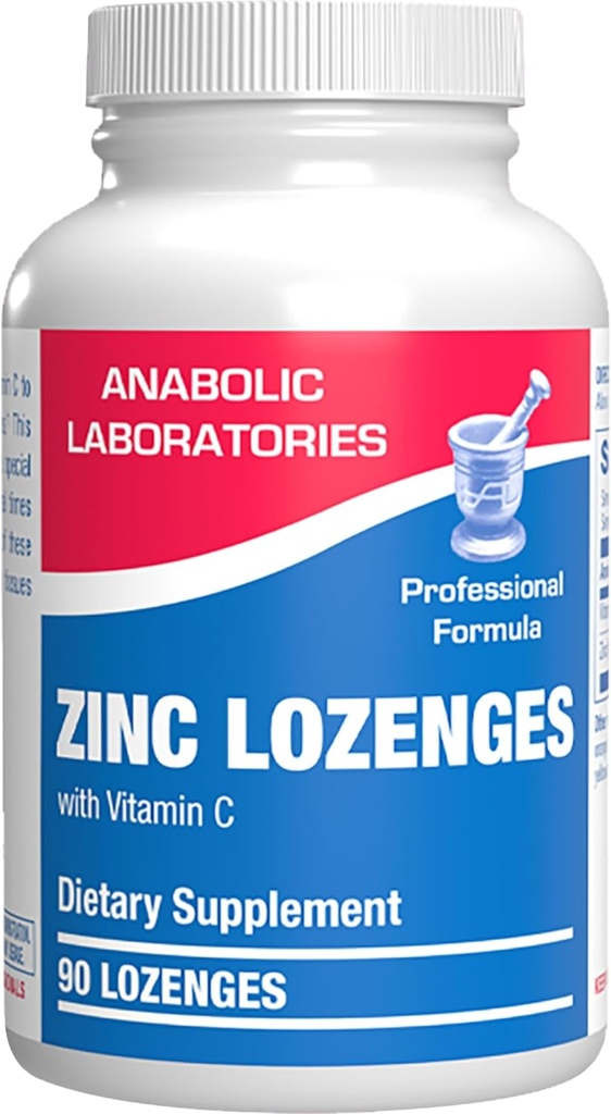 Zink Lozenges med C-vitamin til immunstøtte - High Absorption Vitamin C og Zink Lozenges til voksne Daglige og sæsonbetonede wellness - Tasty Immunboost Support - 90 Greve (Orange Flavor)
