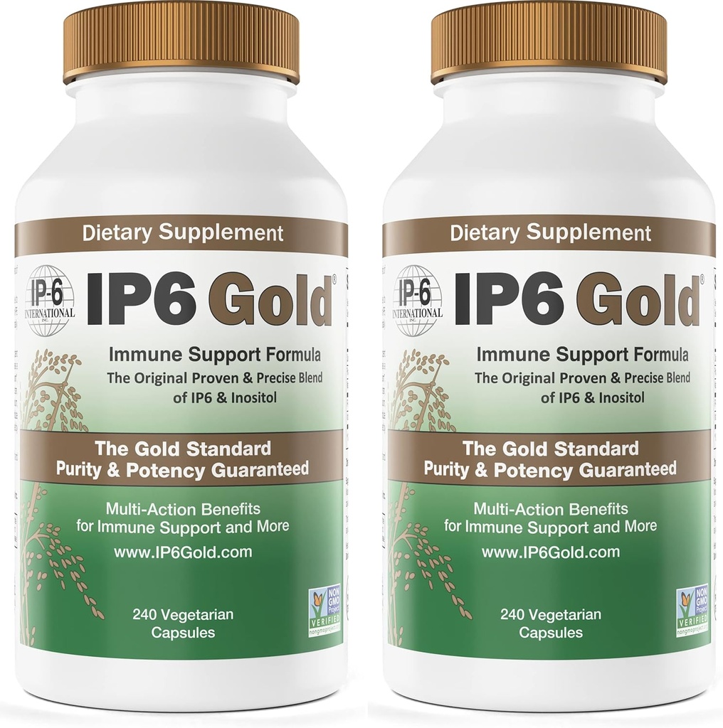 IP6 International IP6 Gold immun Support Formel - 240 ct (pakke med 2)