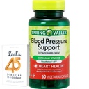 Spring Valley Blood Pressure Support, 60 Capsul. omfatter 124; fra A til Zink med LUAL-124;