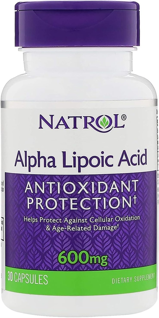 Natrol Alpha Lipoic Acid 600 Mg, 30 tal