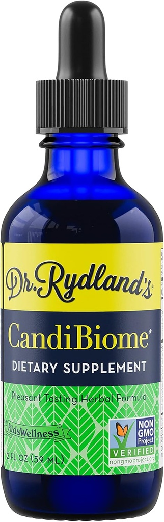 Dr. Rydland 's Herbal Supplement124; Oprettet af KidsWellness • 124; CandiBiome • 124; Genskaber intestinal balance relateret til fordøjelsesbesvær, hud, immunsygdomme • 124; 2 Ounce Flaske