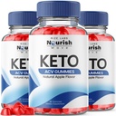 rize laboratorier - Nourish Wave Keto ACV Gummies Understøtter Advanced Weight Loss, for forbedret fordøjelse, Stamina og Endurance (180 Gummies)