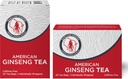 Dairyland Amerikansk Ginseng Tea Tasker (40 ct) - Premium Wisconsin Ginseng Tea - Autentiske Amerikanske - Non- GMO, Gluten Free Drink