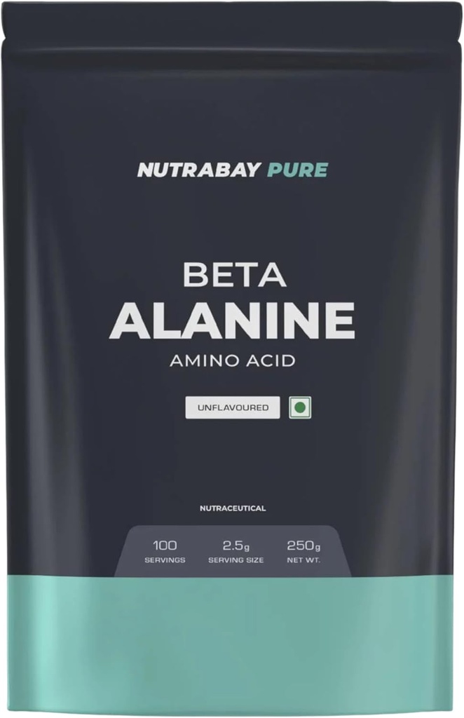 Nutrabay Pure 100% beta-alanin - ikke aromatiseret, 250g