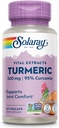 SOLARAY Gurkemeje Supplement 300 mg - Gurkemeje Root Extract med 95% Curcumin - Fælles Support Supplement for fælles sundhed og komfort - non-GMO, Vegan, Gluten Free, 60- Day Garanti, 60 Servering