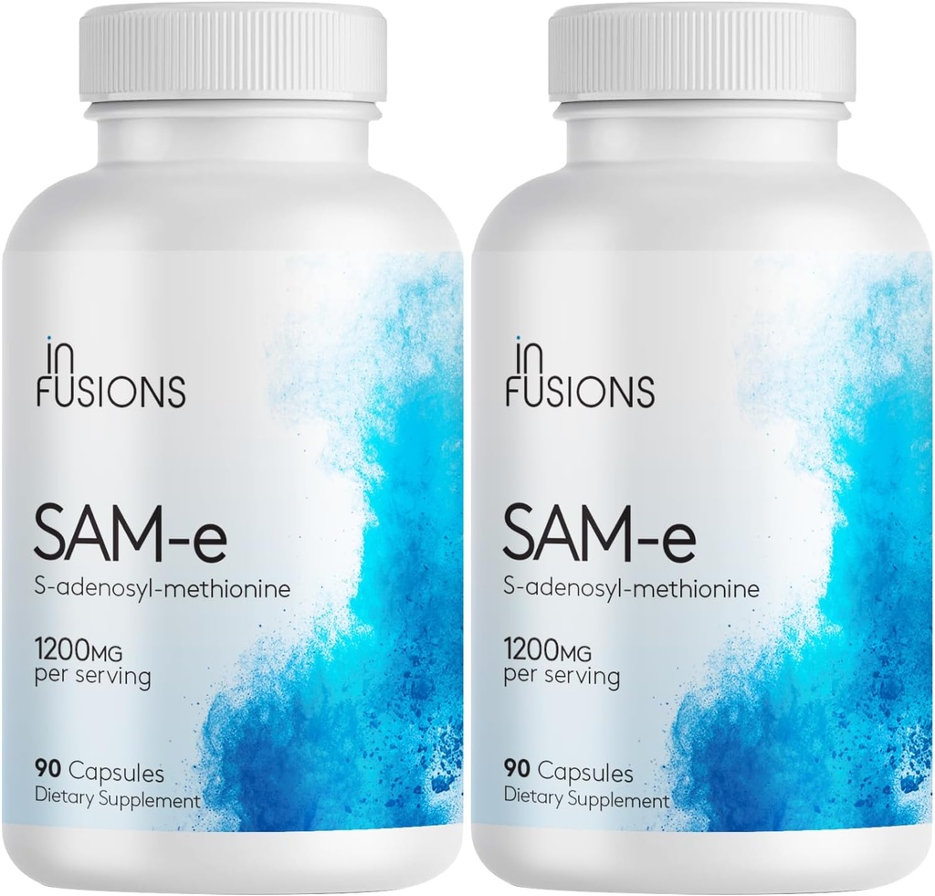 Infusioner Maksimal styrke Pure SAM- e 1200mg 90 Vegetabilske kapsler (S- adensoyl- methionin) (2)