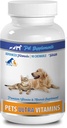 kat immunsystem Support - Ultra Vitaminer til kæledyr - Hunde og katte - Kraftfulde Mineraler - kat Calcium supplement - 1 flaske (90 Tyg)