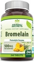 Urtehemmeligheder Bromelain Supplement 500 Mg Tablets Supplement Supplement 124; Non- GMO Note 124; Gluten Free