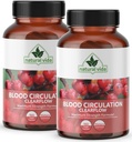 Blodcirkulation 600mg supplement - 300 kapsler - med Hawthorne, Ginger, Horse Chestnut, Slagtere Broom, Cayenne, Diosmin