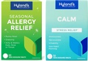 Bundle af Hyland Indendørs og Udendørs, Ikke Drowsy Seasonal Allergy Relief Pills 60 CT og rolig tabletter, Naturlig Relief af Angst, Nervøsitet, Stress, og Irritability 50 CT