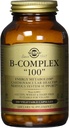 Solgar B- kompleks "100", 100 Vegetabilske kapsler - Heart Health, 100 Greve (pakke med 12)