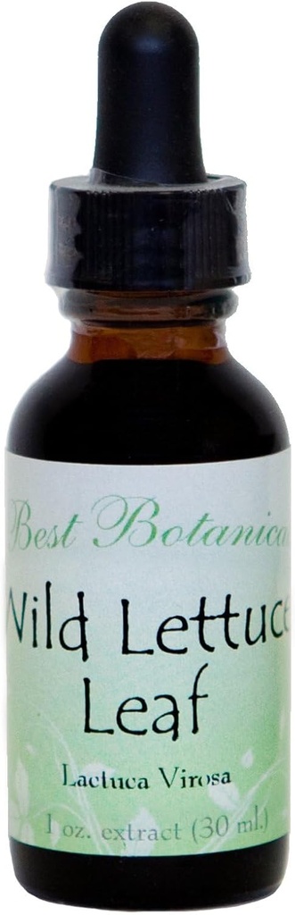 Bedste Botanicals Wild Salat Leaf Extract - Natural Sleep Aid, Supplement Natural Organic - 1 oz