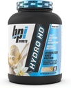 BPI Sports Hydro HD - 100% Hydrolyzed Whey Protein Powder - Muscle Growth, Recovery, 25g Hydrolyzed Protein, Lav Carb, Lavsukker, Hurtig Absorbing (68 Servere, Vanilla Is)