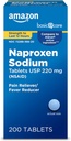 Basal Care Naproxen Natriumtabletter, 200 Tæl (pakning med 1 stk.) (Emballage kan variere)