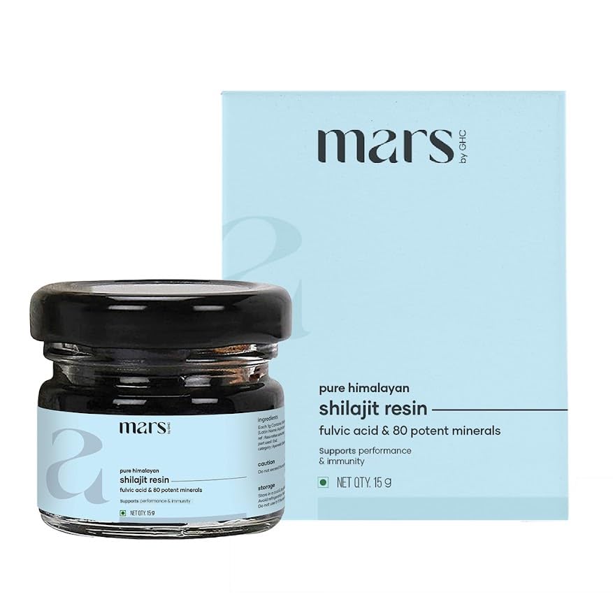 Mars Himalayan Organic Shilajit Resin 124; Natural Resin Sourced from The Himalayas 124; Understøtter Vitality, Energy & Samlet Wellness