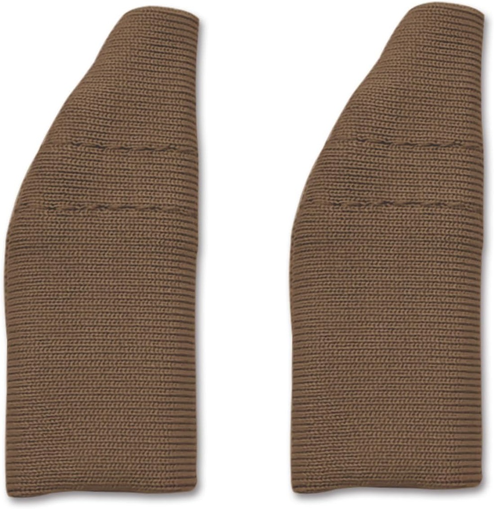 Høreapparat Dækker Beskyt høreforstærkere fra sweat, snavs og fugt, Fits Høreinstrumenter 1.4 "til 1.6" (Brown, L)