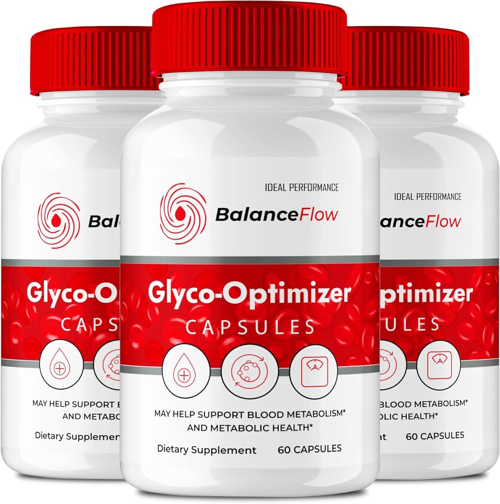 Balance Flow Glyco Optimizer Supplement kapsler, BalanceFlow Health & Wellness Support Pills - Maksimal styrke, Balance Flo Alle naturlige avancerede formel, BalanceFlo Pills Anmeldelser (3 Pack)