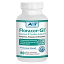 Floracor - Probiotika & enzymer til støtte Intestinal & Gut Heath -180 vegetariske kapsler