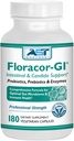 Floracor - Probiotika & enzymer til støtte Intestinal & Gut Heath -180 vegetariske kapsler