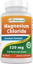 Bedste Naturals Magnesiumchlorid 520 mg 120 tabletter