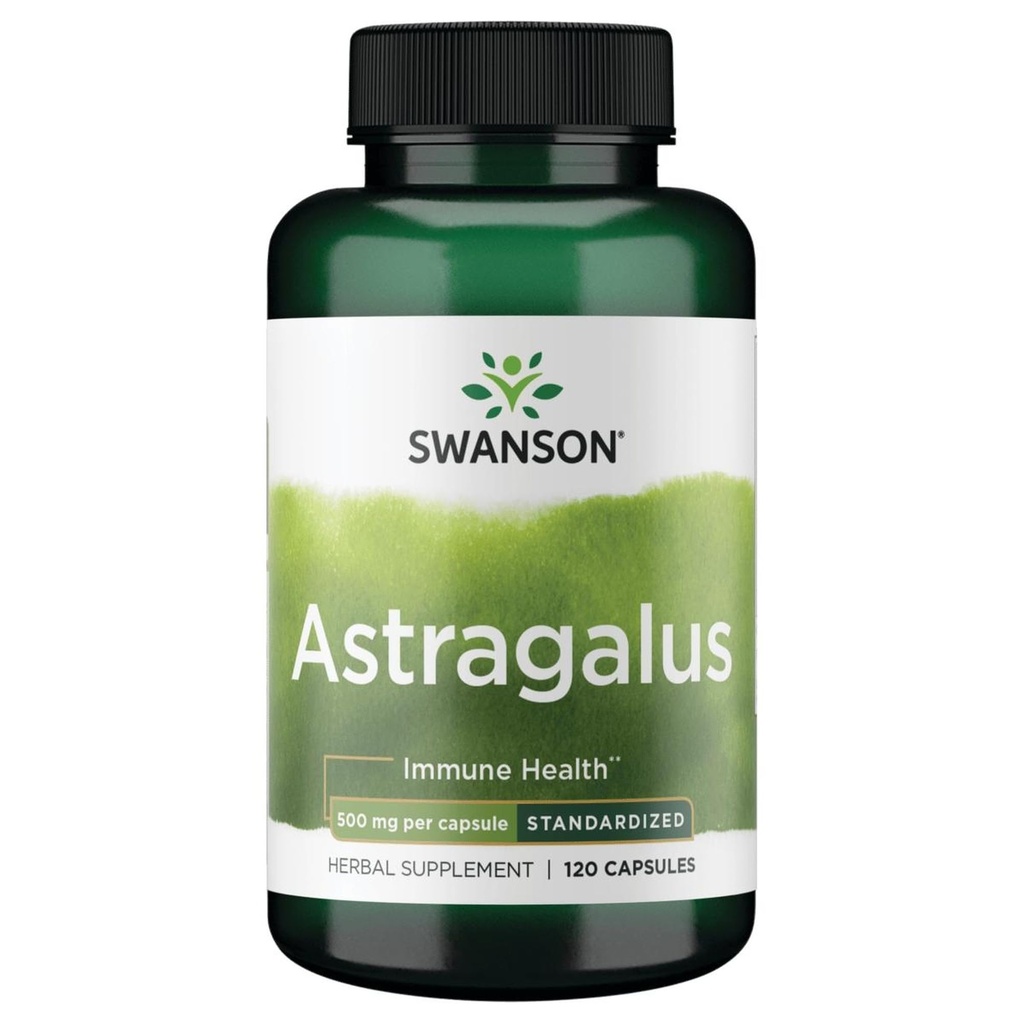 Swanson Astragalus (Standardized) 500 Milligram 120 Kapsler