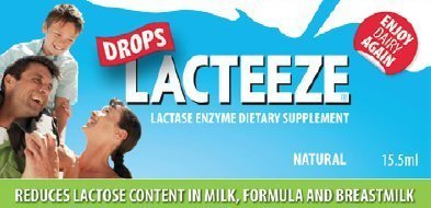 Lactase Enzyme Lacteeze Drops 15, 5 ml Flydende af Gelda Scientific af Gelda Scientific
