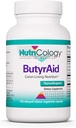 Nutricology Butyraid Supplement 200 mg - Butyrate, Gut Health, Butyric Acid, Tributyrin Complex, Colon Lining Nutrition, Postbiotika, Delayed- Release Vegetariske Kapsler - 100 Tæl