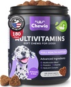 Hund vitaminer 15 i 1 - Hund Multivitamin Chews med MSM for Hip & Joint Health - Hund supplement til Itchy Skin Relief - Multivitamin til hunde immunforsvar med enzymer - Hud & Coat, Mobility Support