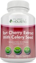 Tart Cherry Extract Kapsler 1.000mg - 180 Kapsler, 3 måneders forsyning - Blend med Tart Cherry og Selleri Seed Powder