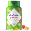 Vitafusion PreNatal Gummy Vitamin, Raspberry Lemonade Flavor, Prenatal Vitamin supplement til kvinder med Folate og DHA, 45 Day Supply, 90 Greve