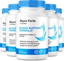 (5 Pack) Glyco Forte Kapsler, Officiel GlycoForte til at holde samlet sundhed, Alle naturlige formel til at understøtte blodcirkulation, Premium Glyco Forte Pastillas anmeldelse (300 Kapsler)
