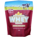 Pure Choice Vanilla Whey Protein Isolate Powder, 28g Protein, Ikke denatureret Whey, 3 Ingredienser, Ingen Fylder eller kunstige sødestoffer. (Vanilla, 2 LB)