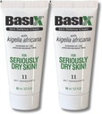 Basix Skin Defence Repair Cream (Twin Pack) Kigelia African Sausage Tree Soothes Eczema Psoriasis Dermatitis Acne Natural Ingredients for Dry Itchy Skin Lemon Ginger Plum Rosemary Vitamin E Rose Aloe