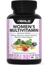 Vegansk Kvinder 's Daily Multivitamin 50 Plus med økologiske WholeFood baserede naturlige ingredienser, Ingefær, Maca, Multi- vitamin B Complex & mere - Energistøtte, Immunsystemet Booster -90 kapsler