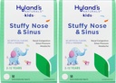 Hyland 's Naturals Kids Stuffy Næse og Sinus Tablets, Cold and Allergy Medicine for Children Age 2 og op, Hovedpine Relief og Nasal Decongestant, Quick Opløsning Tablets, 50 Greve (Pack of 2)