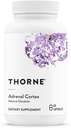 THORNE - Adrenal Cortex - Supplement til Cortisol Management - Support Sund Adrenal Gland Funktion, immunsystem, stresshåndtering, Træthed & Metabolisme * - 60 kapsler