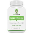 VitaMonk Pterostilbene 150mg kapsler Ingen kunstige fyldstoffer - Soja Free Trans- Pterostilbene tillæg, som fremmer sund aldring og lang levetid - 60 Veggie- Caps - Forbedret Resveratrol