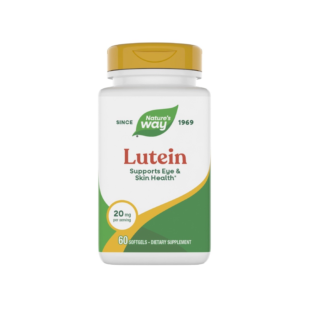 Naturens måde Lutein, understøtter øje sundhed *, 60 Soft Gels