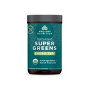Ancient Nutrition Organic SuperGreens Energizer Powder med Probiotika og B12, Lavet af ægte frugter, grøntsager og urter, til fordøjelse, afgiftning og energistøtte, 25 Servering