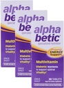 Alpha Betic En gang daglig Multivitamin til diabetikere, gluten fri, sukker fri, udvidet energi kosttilskud, 30 tabletter (3 Pack) 3