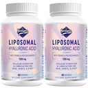 Liposomal Hyaluronsyre Kosttilskud 1000mg- High Bioavailable Dietary Hyaluronsyre Capsule- med 200 mg Tremella polysaccharider til dobbelt styrke Hudhydrering, Joint Smøremiddel, 2 Pack