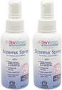 SkinSmart Eksem Spray til Babyer og Toddlers, Fjerner Bakterier så hud kan heal, 4 Ounce Spray (Pack of 2) Sikker for Delicate og Raw Skin